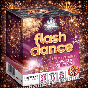 P151529 - Compact FLASH DANCE – 16 Coups Effets Argentés et Dorés Clignotants