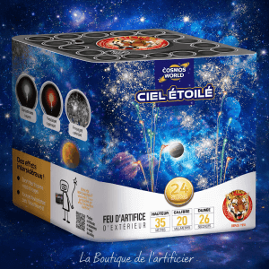 P154353 - Compact CIEL ÉTOILÉ – 24 Coups Bombettes Traçantes Rouge et Vert