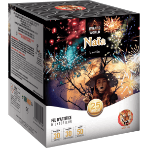 P162115 - Compact NAÏA – 25 Shots Comètes et Étoiles Multicolores