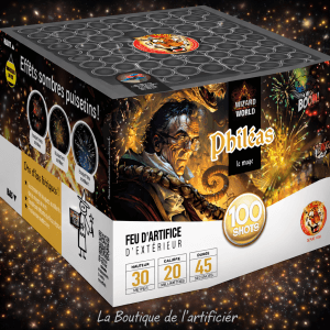 P166175 - Compact PHILÉAS – 100 Shots Effets Sifflants et Crépitants