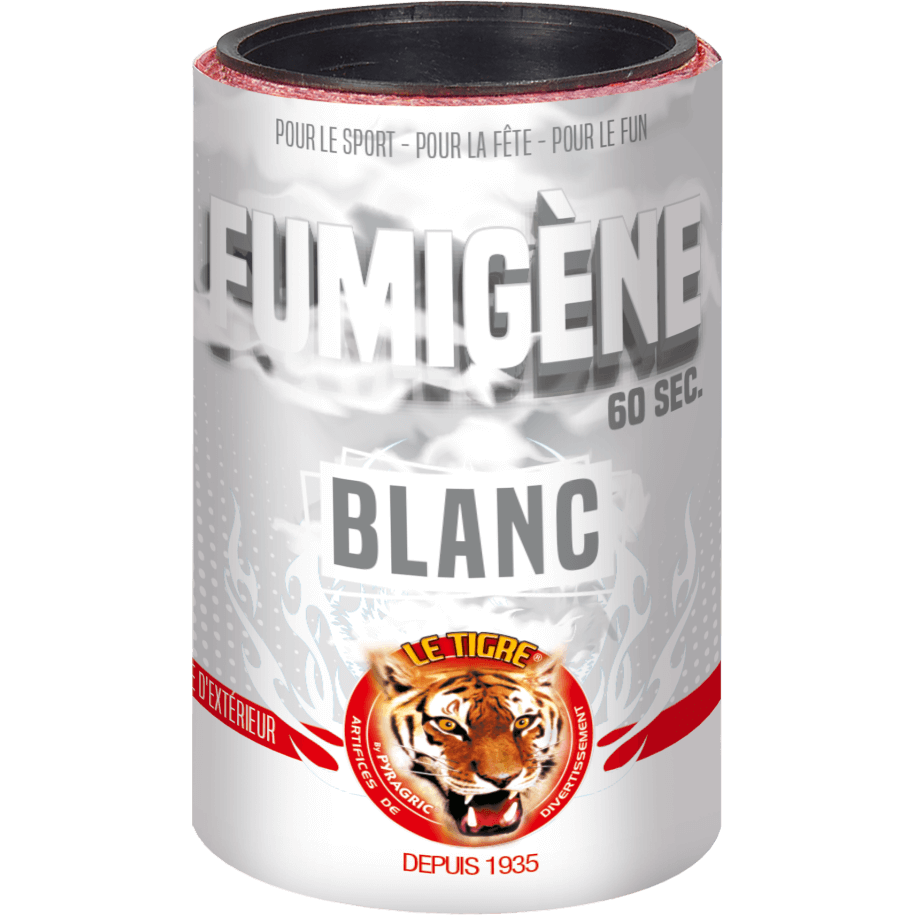 P166021 - Fumigène Blanc en Pot 60 Secondes – Fumée Blanche Intense au Sol