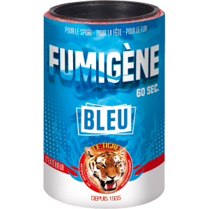P166020 - Fumigène Bleu en Pot 60 Secondes – Fumée Bleue Intense au Sol