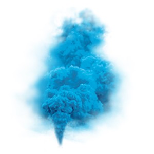 P166020 - Fumigène Bleu en Pot 60 Secondes – Fumée Bleue Intense au Sol