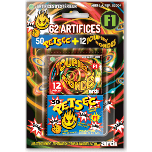 82004 - CARTE DE 50 PETSEC ET 12 TOUPIES