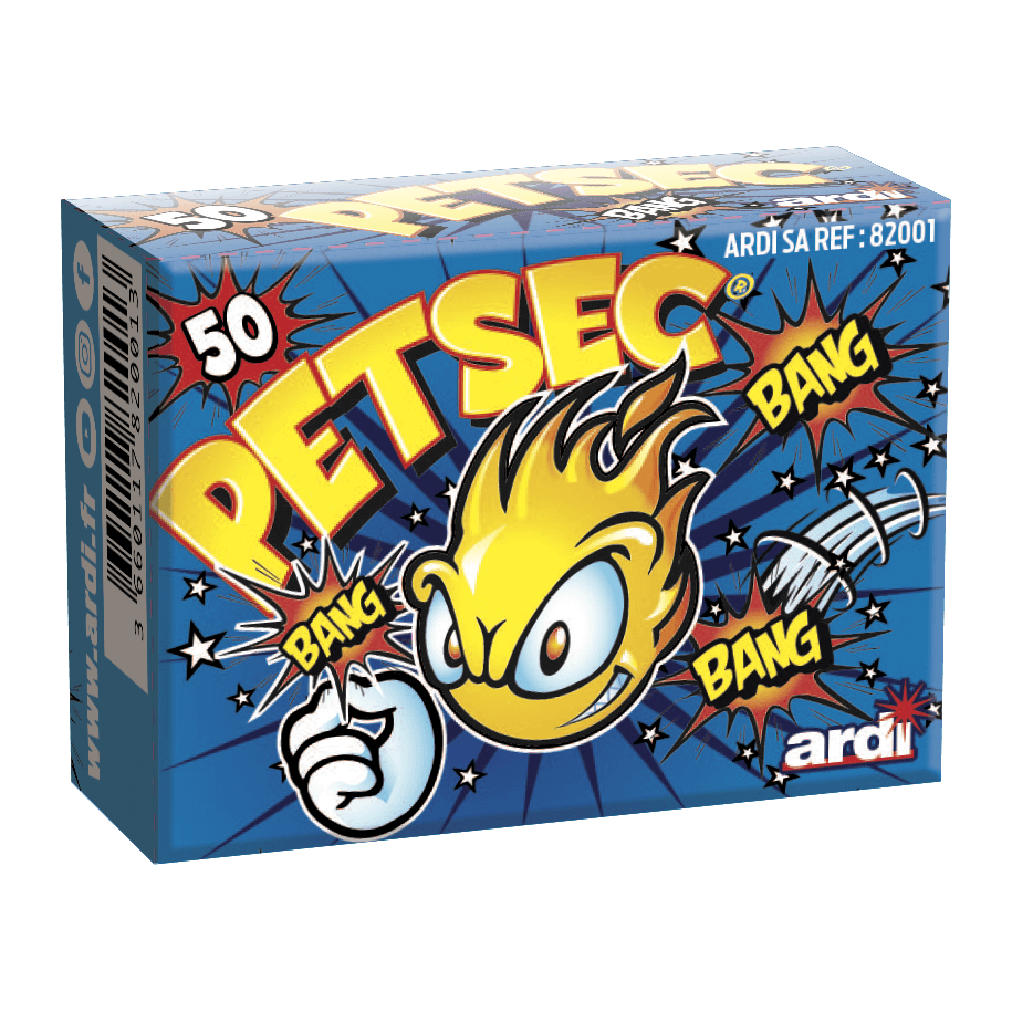 82001 - 50 PETARDS PETSEC - CLACS DOIGT