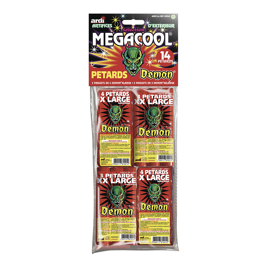 81042 - SÉLECTION DE PÉTARDS DÉMON MEGACOOL