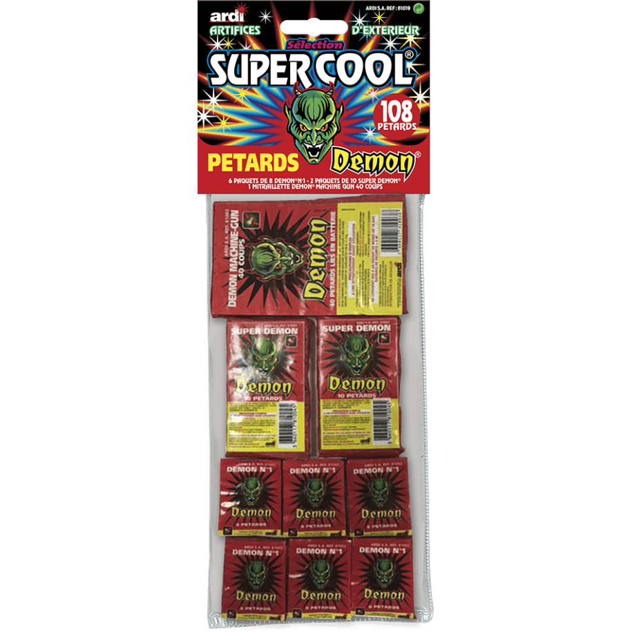 81019 - SÉLECTION DE PÉTARDS DÉMON SUPERCOOL