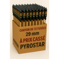 LBDA1235 - Panaché de 72 Fusées de 29mm