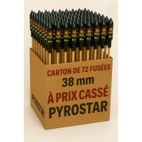 LBDA1234 - Panaché de 72 Fusées de 38mm
