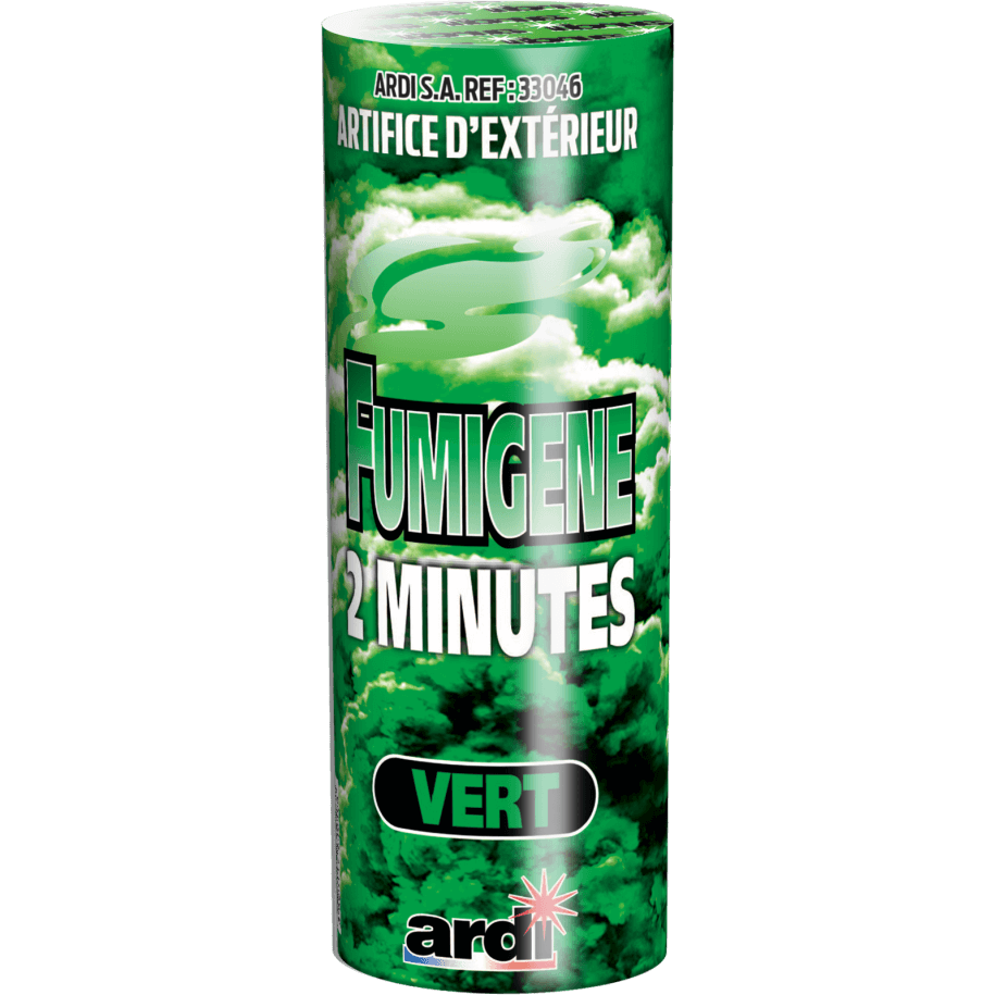 33046 - POTS FUMIGÈNE 2MN VERT