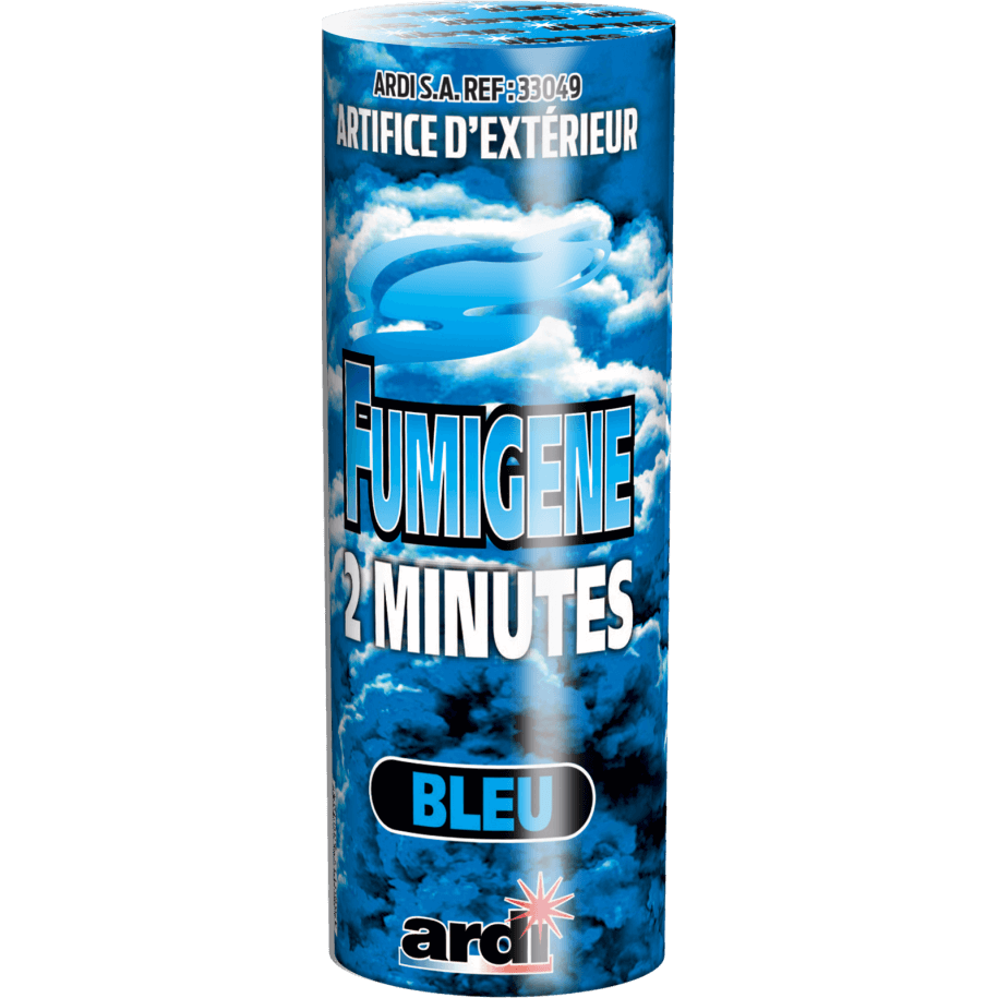 33049 - POTS FUMIGÈNE 2MN BLEU