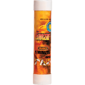 33042 - TUBE FUMIGÈNE À FROTTOIR 1MN ORANGE