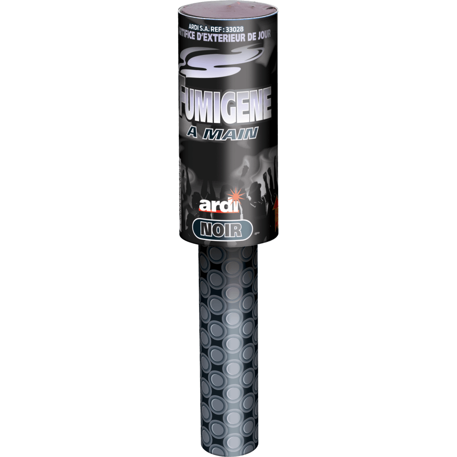 33028 - FUMIGÈNE À MAIN NOIR 45sec