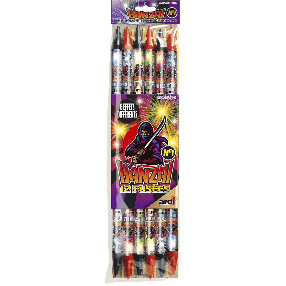 31042 - 6 FUSÉES BANZAÏ N°1