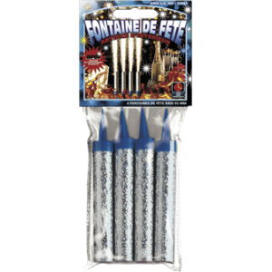 32087 - SACHET DE 4 FONTAINES DE FÊTE 95MM
