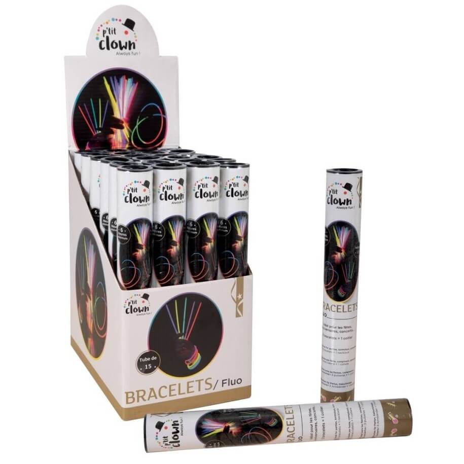 14614 - Bracelets fluorescents - lot de 15
