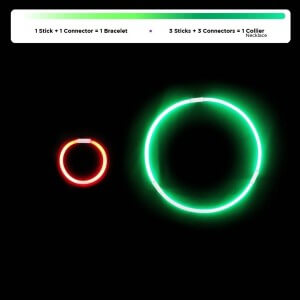 14700 - 100 Bracelets fluorescents