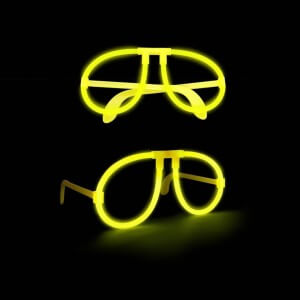 14801 - Lunettes fluorescentes – Paire de lunettes fluo pour soirée