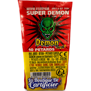 81104 - 10 PETARDS SUPER DEMON