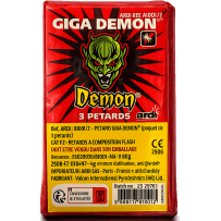 810012 - 3 PÉTARDS GIGA DÉMON BISON 5