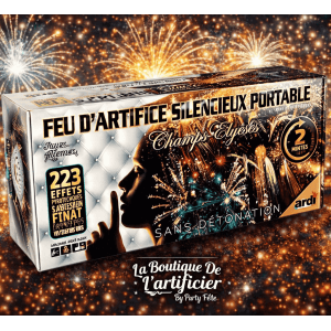 22359LPF - FEU D'ARTIFICE PORTABLE SILENCIEUX 2MN