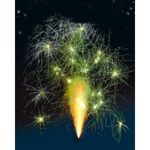 P151589 - Duo de Petits Volcans Double Effets – Rouge et Vert Crépitants F2