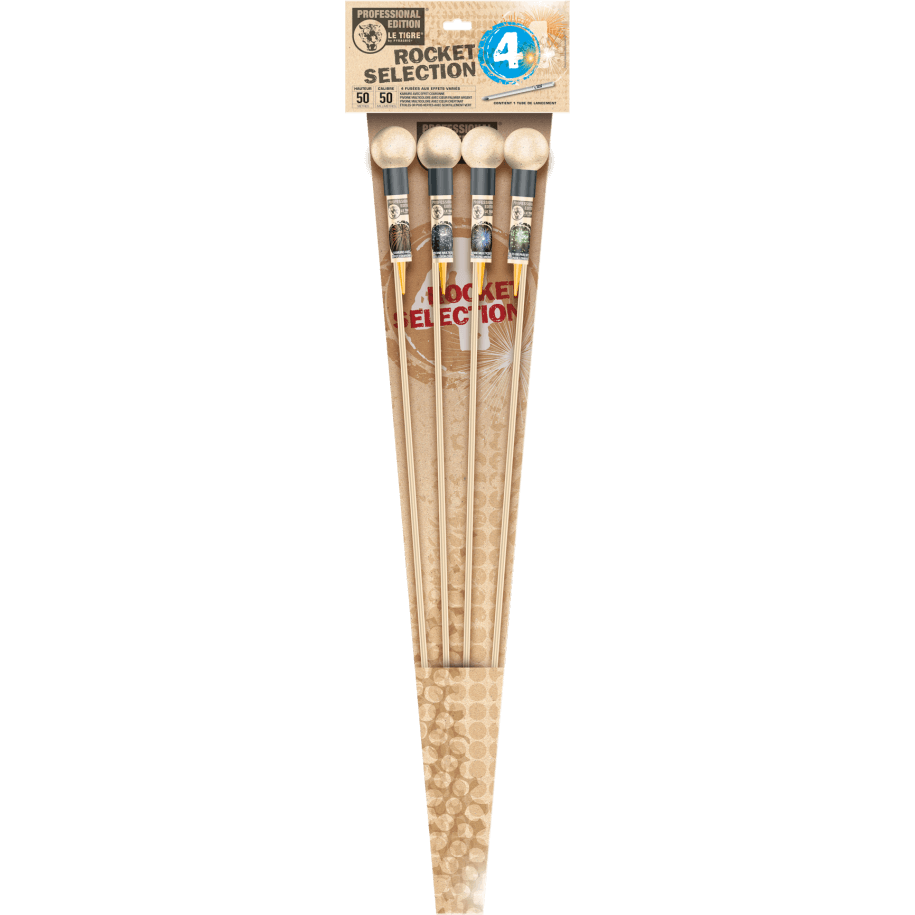 P154455 - Rocket Selection 4 – Fusées Puissantes Effets Kamuro et Pivoines F2