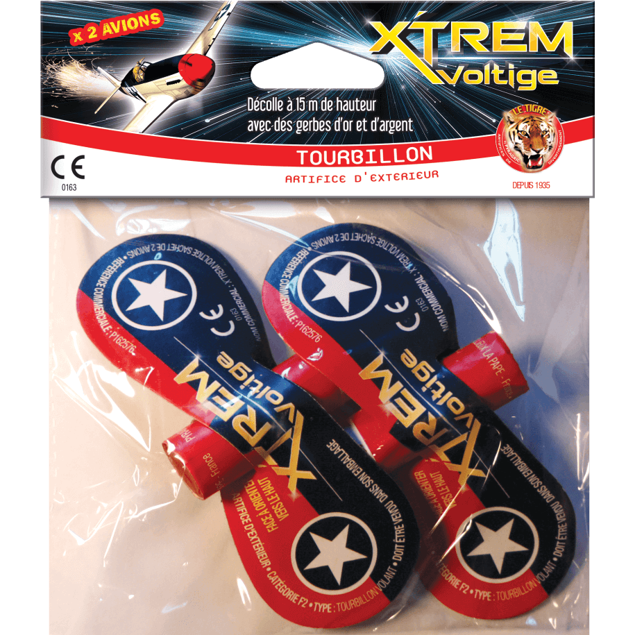 P162576 - Avions X’Trem Voltige – Sachet de 2 Décollages Étincelants F2