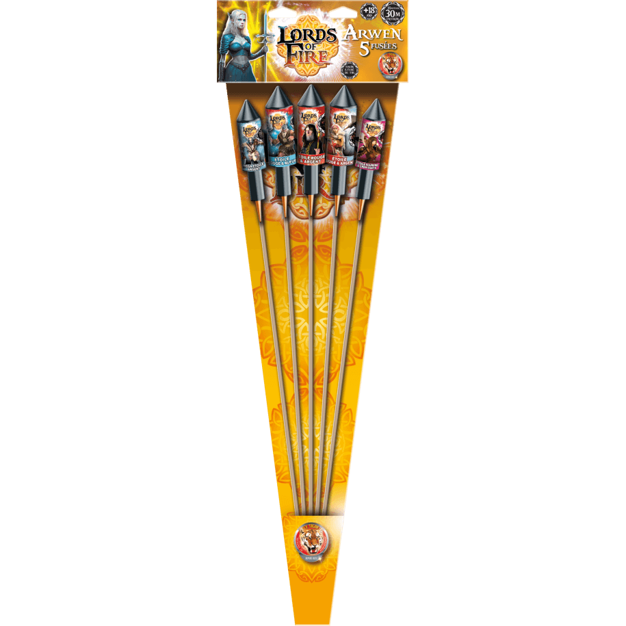 P167256 - Arwen – Lords of Fire – Assortiment de 5 Fusées Élégantes F2