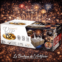 P154134 - Feu d’artifice automatique Soirée V.I.P. 152 tirs – 90 sec – Batterie spectacle F2